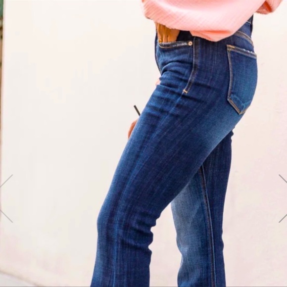 New Short KanCan Flare Leg Jeans Mid-rise 31” Inseam - Picture 4 of 6